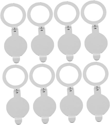 [BRSRE2Q6PMPQIC3K] LIFKOME 8Pcs Door Peephole Covers Peeping Security Protection for Apartments Quick Installation Privacy Cap Inner Outer Home Door Viewer Cover
