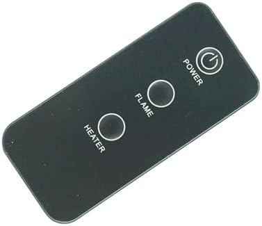 [BRSROFIRA55A2CD2] Replacement Remote Control for Charmglow 28EF010GRA 33EF010GRA 18EF010GAA 23EF010GRA Electric Fireplace Infrared Quartz Space Heater