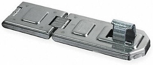 [BRSWIZQKO55WOFT4] ABUS 140/190 Stainless Steel Latch Hasp for Gates, Barns, Sheds, and Outdoor