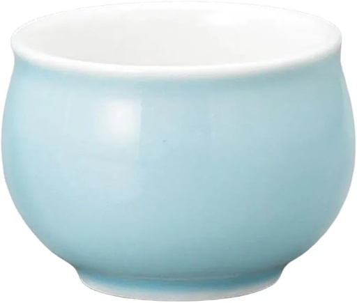 [BRSRAYI5BN6GA2TB] セトモノホンポ(Setomonohonpo) Water Celadon Coated Guinomi | Glass [5 x 3.6 cm (40cc)]