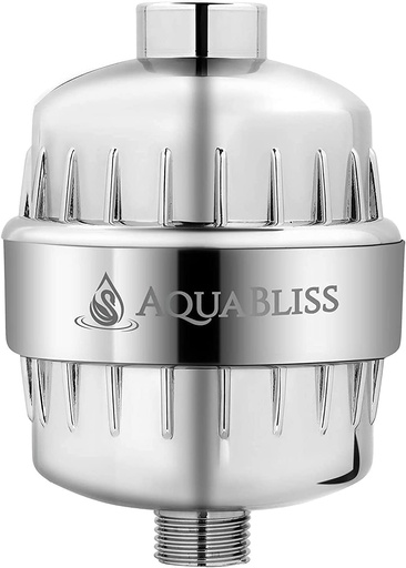 [BRSWKHY4AEOGIADO] AquaBliss High Output Revitalizing Shower Filter - Reduces Dry Itchy Skin, Dandruff, Eczema, and Dramatically Improves The Condition of Your Skin, Hair and Nails - Chrome (SF100)