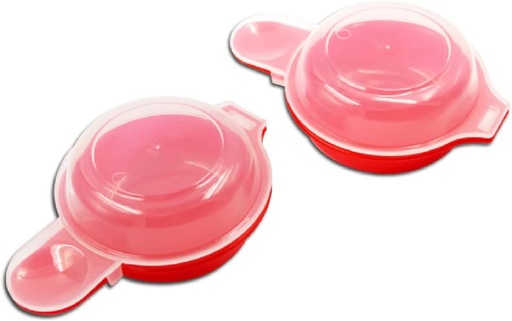 [BRSW2GIBB4MGYHLK] HORNO Easy Microwave Egg Cooker/Poacher,Set of 2