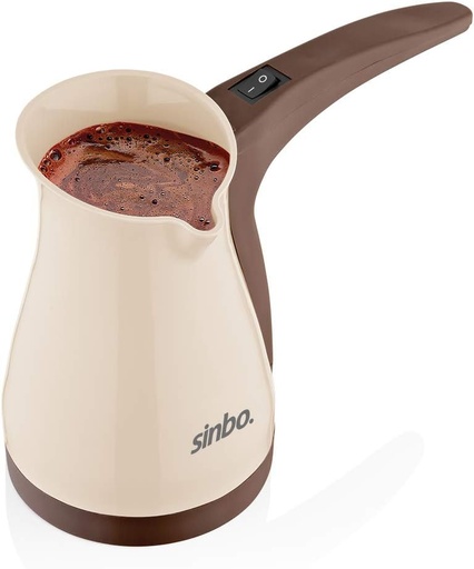 [BRSWKHD2OECGKETI] Sinbo SCM 2928 Greek Turkish Coffee Maker Machine Electric Pot Briki Ibrik BROWN by Sinbo