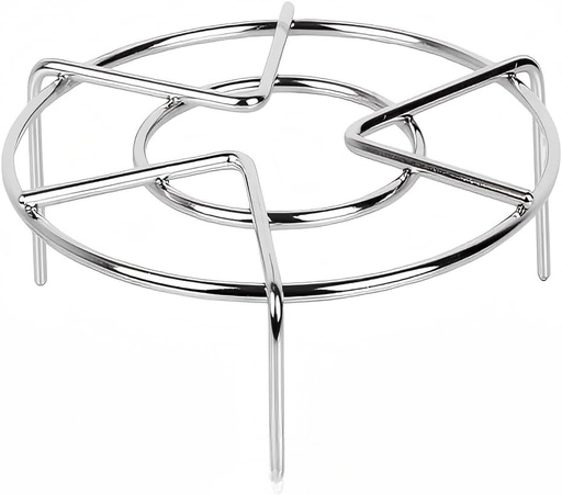 [BRSWKED5AZYQIE3E] Steam Rack,Steaming Rack Stand,Steamer Basket,Heavy Duty Stainless Steel Metal Multi-function By Meleg Otthon (5.9" Diameter X1.2"High)