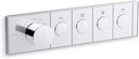 KOHLER K- 26348-9-BV ANTHEM™ RECESSED MECH TH CONTROL 4OT, Vibrant Brushed Bronze