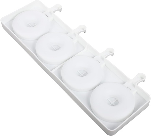 [BRSRE2TQORYBE3DZ] Alipis Creative Silicone Doughnut Popsicle Mold for Ice Cream Making Cavity Diy Popsicle Maker Safe for Homemade Ice Pops and Treats