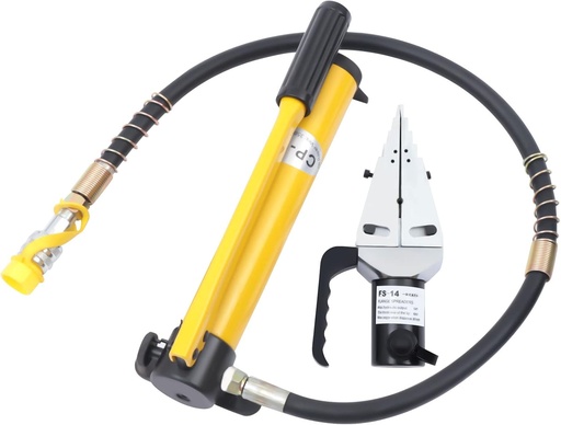 [BRSRAAAKCUIQAGQY] Manual Hydraulic Flange Spreade, 14T Hydraulic Spreader Hydraulic Pump Spreader Clamps Workholding Devices Separator Spreader for Electric Power Repair, Construction Work, Fire Safety