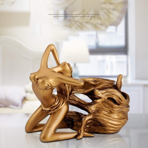 [BRSRAYD3OYCWO23K] Wine Rack Wine Storage Holder Sexy Goddess Resin Wine Rack Personality Home Kitchen Restaurant Wine Rack Wine Tasting Cabinet Countertop Cabinet Cellar Wine Storage