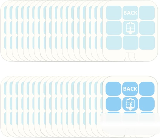[BRSRMBTQB56BGELV] 40 Pack Refill Glue Cards Compatible with Safer Home SH502 and Dynatrap DT3005W Dot Indoor Fly Trap Plug-in Insect Trap Replacement Sticky Glue Boards