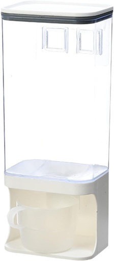 [BRSRMCA3DN6GKGYZ] VALINK Wall Mounted Dry Food Dispenser, Rice Dispenser Kitchen Organization for Rice or Beans m