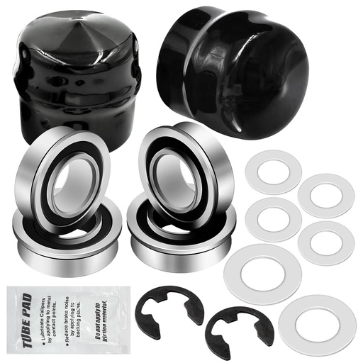 [BRSW2HQKBMCAGFLB] 9040H Front Wheel Bushing to Bearing Conversion Kit W/Grease Compatible with Craftsman, Poulan, Husqvarna, Jonsered, Murray Lawn Mower Fits 532009040, 532124959, 91334, 491334MA, 5920H, 9040HR, 9040N