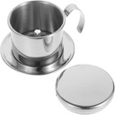 Zerodeko 1pc Stainless Pot Design Convenient Strainer for Home Brewing Easy Infusion Teapot for