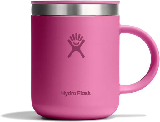 [BRSRAFL2OZYWODTZ] Hydro Flask Coffee Mug – Insulated Stainless Steel, Non Spill, Leak Resistant Travel Mug 12 Oz Reef Pink