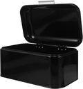 Metal Bread Box for Kitchen Counter Vintage Keeper Capacity Cookies and Snacks for Home Organization