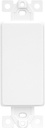 ENERLITES Blank Adapter Insert for Decorator Wall Plates, Unbreakable Polycarbonate Thermoplastic, ETL Listed, 6001-W, White, Standard/Regular