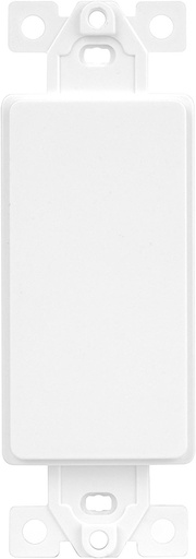 [BRSWKHD2AACBQCD7] ENERLITES Blank Adapter Insert for Decorator Wall Plates, Unbreakable Polycarbonate Thermoplastic, ETL Listed, 6001-W, White, Standard/Regular