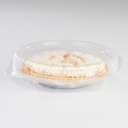 10" Pie Container LBH-111 Clear OPS Plastic Hinged Locking Lid Shallow Dome Food | 100/Case