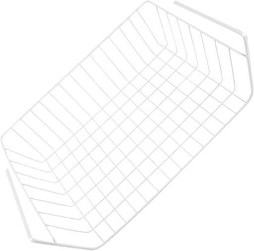 [BRSRAHT5CAGWC33L] Garneck under Cabinet Storage Shelf Organizer Hanging Basket for Kitchen Open Design Rack for Efficient Space Utilization Easy Installation White