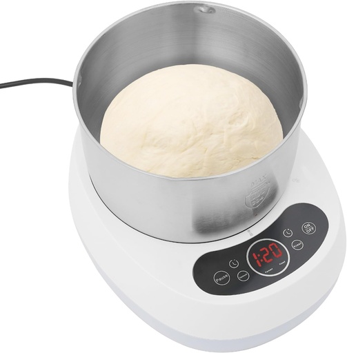 [BRSRAAABDN6AKCYV] Electric Dough Maker with Ferment Function, 5L Multifunctional Dough Mixer with Control Panel for Bread, Pizza, Dumplings