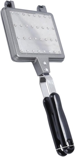 [BRSREEACOUARY2Y6] Happyyami Aluminium Alloy Waffle Baking Non Stick Waffle Maker Pan for Stovetop Versatile Kitchen Tool Omelets Sandwiches Easy to Clean and Store