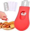 Extractable & Magnetic Bread Lame Dough Scoring Tool, Sourdough Slicer ScoringTool, Scoring Knife For Bread Baking& Making Tools(Red)(Red)