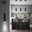OKELI Pendant Lights Kitchen Island, Modern Unique Adjustable Focus Pendant Lighting for Kitchen Island Dining Room, Bedroom,Bar, Black LED Mini Spot Pendant Lights with 20W,4000K, ETL5026458(1Pack)