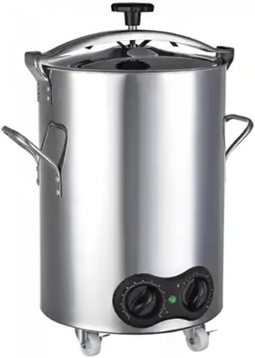 [BRSROHARBYBR63LH] NEWTRY Commercial Food Steamer 50 Liter/53QT Steam Oven Heavy Duty for Cooking Electric Oven Bucket, 1800W