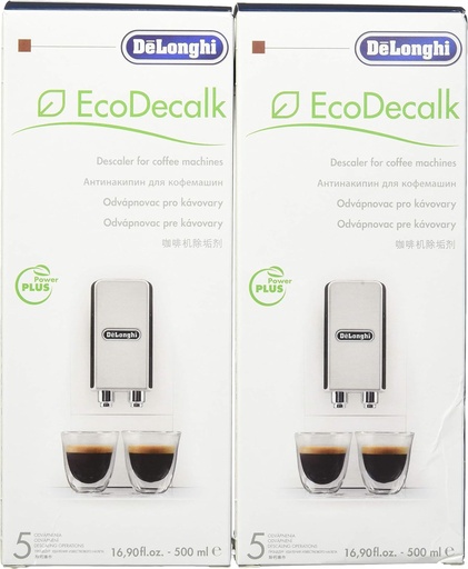 [BRSWIH3ZBIGRCA3E] DeLonghi Eco Descaling Solution 5513291781 (Pack of 2)