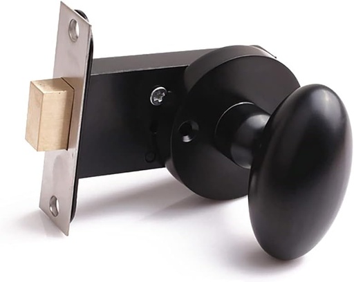 [BRSW2GQDA4IAAGTJ] Single Sided Door Knob Entry Door Knob with Trim Gold Door Lever Lock Gold Matte Black Interior Door Knob for Bedroom Bathroom Interior Door Locks,c