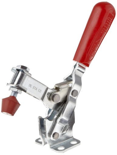 [BRSWIYQPBYIWKFL6] DE STA CO 207-U 207 Vertical Hold Down Action Clamp with U-Shaped Bar and Flanged Base