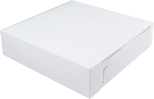 [BRSW2CA7B55BSDTX] Cake S.O.S 12x12x2 1/2 inches Extra White Lightweight cardboard and Convenient Pizza Box,12 ct.