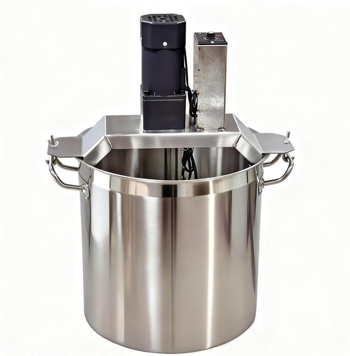[BRSRAGA2AAIWAFDJ] 40L/10.5 Gal Automatic Food Mixer 110V 180W Stainless Steel Electric Mixer For Cooking Agitator Chocolate Paste Heat Mixing Machine Food Mixer Pot Seasoning Bottom Soup Sauce Stirrer