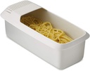 Microwave Pasta Cooker with Strainer Lid, No Waiting, No Mess, No Stick Microwave Spaghetti and Noodle Cooker, Quick Cooking Steamer,Heat Pasta Spaghetti Noodle Cooker