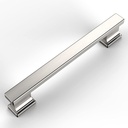 Amerdeco 10 Pack Brushed Satin Nickel Cabinet Pulls 5 Inch(128mm) Hole Centers Kitchen Cabinet Handles Cabinet Hardware Kitchen Handles for Cabinets Cupboard Handles Drawer Pulls