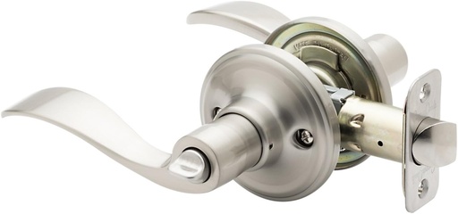 [BRSWIYAMA4FBUFDC] Copper Creek WL2230SS Waverly Privacy Door Lever, Satin Stainless