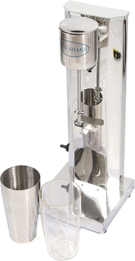 [BRSRAYYPCAPGGFDX] Electric Milkshake Maker, Ice Cream Mixer Machines, 110V Commercial Drink Smoothie Blender for Coffee Shops, Tea Stores to Making Fruit Tea, Coffee, Stirred Drinks (1 Head with Cup 650ml)