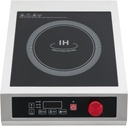 Powerful Induction Cooktop, Portable Electric Induction Burner with Adjustable Temperature & Power, Stainless Steel Commercial Electric Stove with Digital Sensor, Overheat Protection,Anti-Crush Design