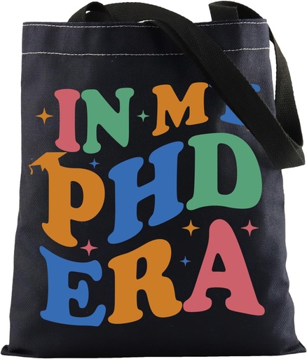 [BRSROBQBCMPQGEQU] FOTAP PHD Gift In My PHD Era Tote Bag Doctor Of Philosophy Reusable Handle Bag Reusable Handle Bag