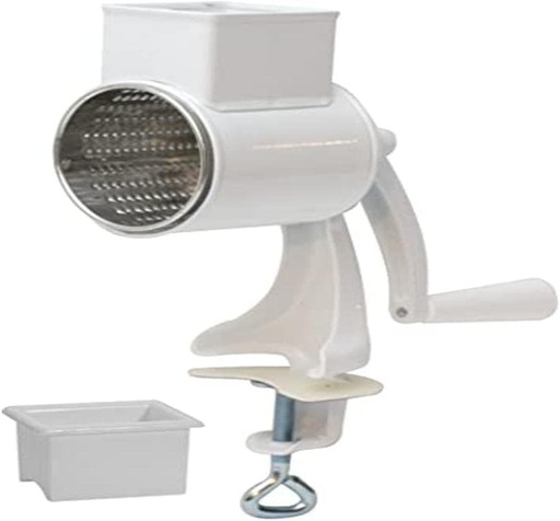 [BRSWI2Y2BECWYGT6] Jihokov M90 Grater, Mincer, Almond and Walnut Grinder, Roller Mill, White