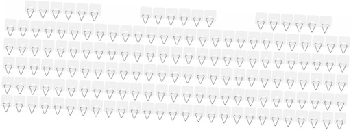 [BRSROAI6CR5WA2DA] DECHOUS 3sets Invisible Plate Hangers Hide Wires on Wall Removable Hooks for Hanging Large Size Wall Dishes Hook 50pcs*3