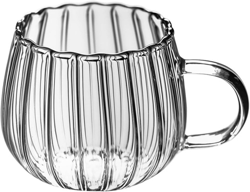 [BRSREYA3BMNRACI4] Zerodeko Glass Coffee Mug Handle Versatile Drinking Cup for Milk Water Tea and Juice for Home Office and Cafe Use Comfortable to Hold and Practical Design