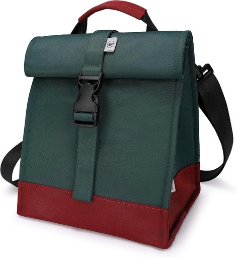 [BRSWGGL7CF5QK3DK] SUNNY BIRD Insulated Lunch Bag Rolltop Lunch Box Tote Lunchbox Bag for Women, Men, Adults and Teens (Green)