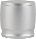 58mm Dosing Cup for Coffee Machines Aluminum Alloy with Lid for Efficient Brewing (Gray)