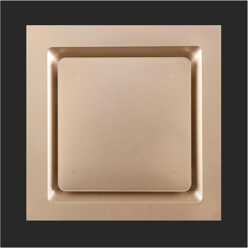 [BRSREHA6O5YBGGT2] Exhaust Fan Ceiling Type Ventilation Fan Kitchen and Bathroom Ducted Exhaust Fan 10" Home Silent Ventilation System, 40W, White/Silver/Gold Ventilation Fan(Gold)