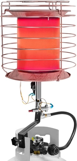 [BRSWYYYFOEIRGH3G] COSTWAY Propane Tank Top Heater, 42,000 BTU Portable Gas Tank Heater with Tip-Over Safety Auto Shut-Off Switch, 360 Degree Propane Heater for Indoor Outdoor Patio Garage Camping