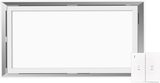 [BRSRAFAKBB7WE3Y3] Ventilation Fan Ventilation Fan with LED Lighting, Integrated Ceiling Ventilation Fan Lighting Combo, 30×60cm Bathroom Kitchen Aluminum Alloy Powful Ventilation Fan Venti(B