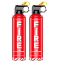 2-Pack Fire Extinguisher for Home, Kitchen, Car, and Grill with Mounting Bracket– Extinguishing Spray, Compact A, B, C, K – Eco-Friendly, Prevents Reignition.