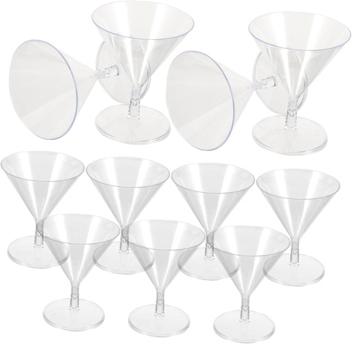 [BRSREEAPDIAWGCTG] OUNONA 25 Pcs Glitter Plastic Cocktail Cups Disposable Party Goblets for Festivals Home Use and Children’s Beverages Unbreakable Drink Holders