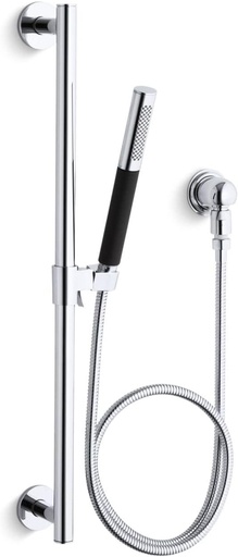 [BRSWIYAAAIEA4EDA] KOHLER 8487-Cp Hotel Hand Shower Kit, Polished Chrome
