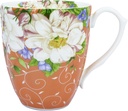 14oz Bone China Coffee Mugs for Women Floral Coffee Mug Tea Cups Novetly Coffee Cups Gift for Women Mom Friends